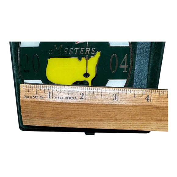 2004 Masters Golf Tournament Augusta GA Bag Tag Collectible Souvenir Orig Case - Picture 7 of 8